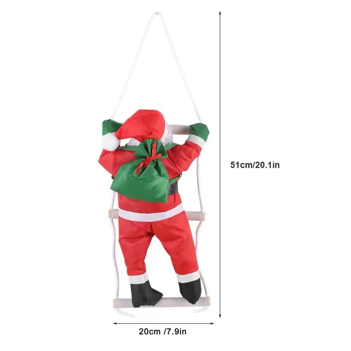 Christmas Ornaments Santa Claus Ladder by 253444