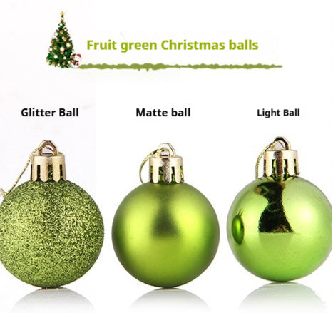 Christmas Ball Christmas Decorations 24 PCs Christmas Ball Set Christmas Tree Pendant by 253444