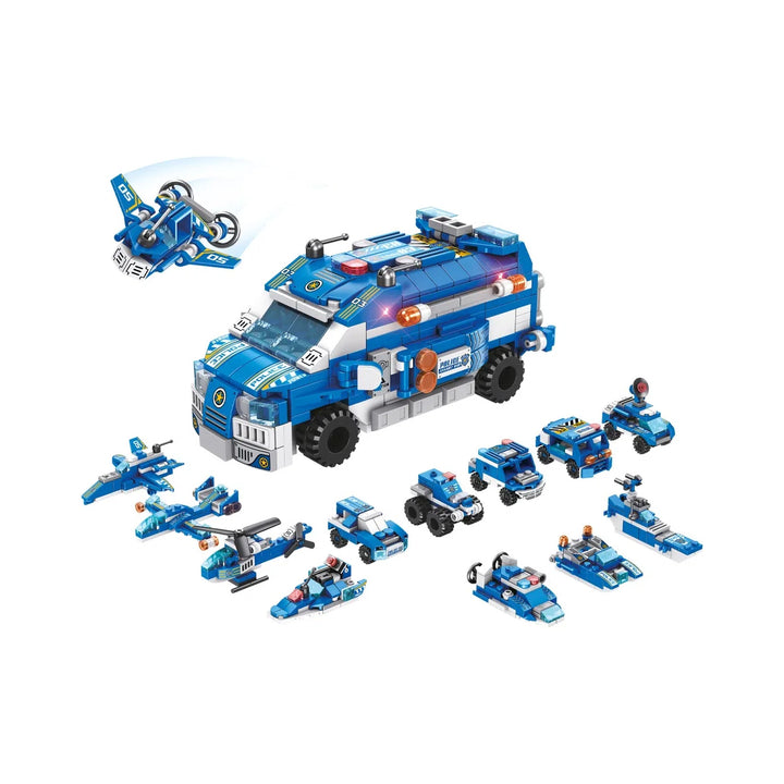 Blocos de Montar Cubic 25 em 1 Multikids Compatível com Outras Peças