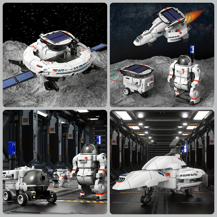 Kits de Ciência Solar Robô TEM para Jovens 120 Peças