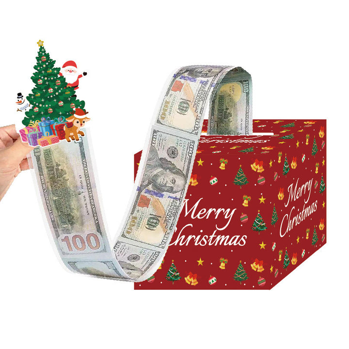 Red Christmas Money Box Christmas Party Decoration by 253444
