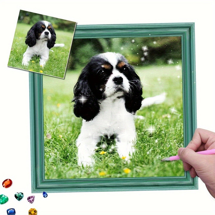 Kit Pintura Diamantes 5D com Foto Brilho Para Presentes