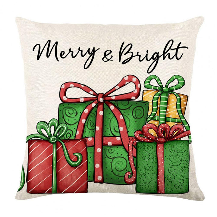 Christmas Light Luxury Sofa Cushion Gift Flannel by 253444