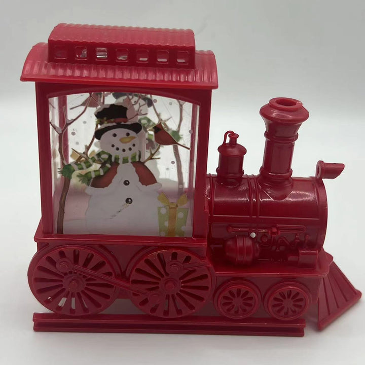Luzes Noturnas Trem Retro Natal Em Plástico Para Crianças