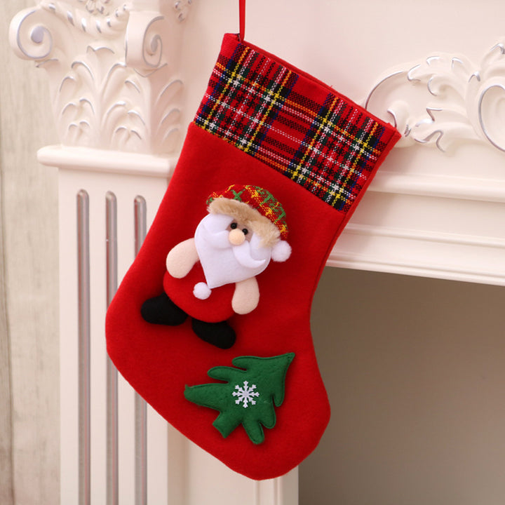 Christmas Decorations Santa Claus Socks Christmas Tree Pendant Christmas Socks Gift Bag Christmas Bag by 253444