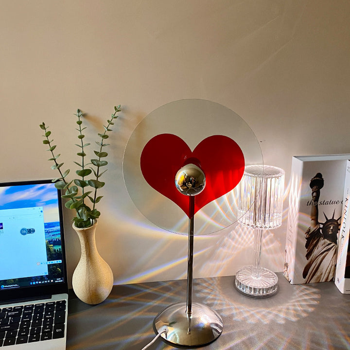 USB Plug-in Love Bauhaus Table Lamp Net Red Atmosphere Lamp Bedroom Romantic Floor Lamp Art Deco by CASA PERFEITA