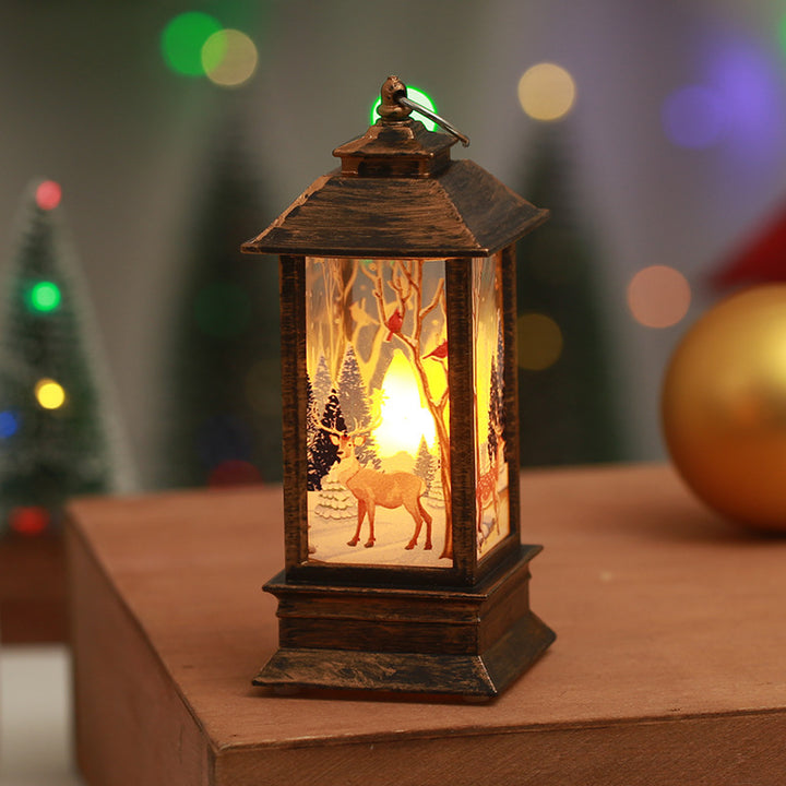Christmas Decorations Flame Candlestick Lamp by 253444