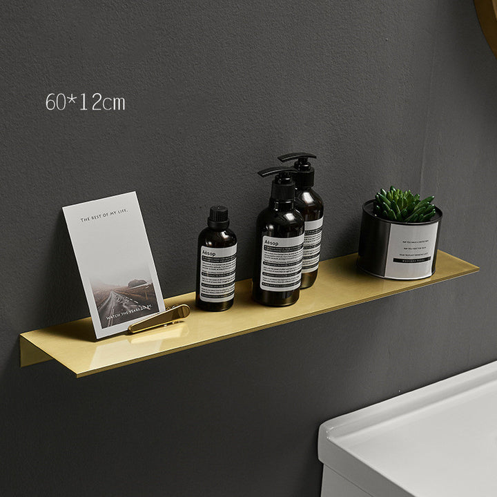 Shower Rack And Wall Mirror Front Cosmetic Storage
