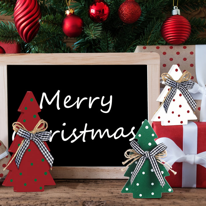 Bandeja Natal Rústica Conjunto 3 Peças Decoração Casa