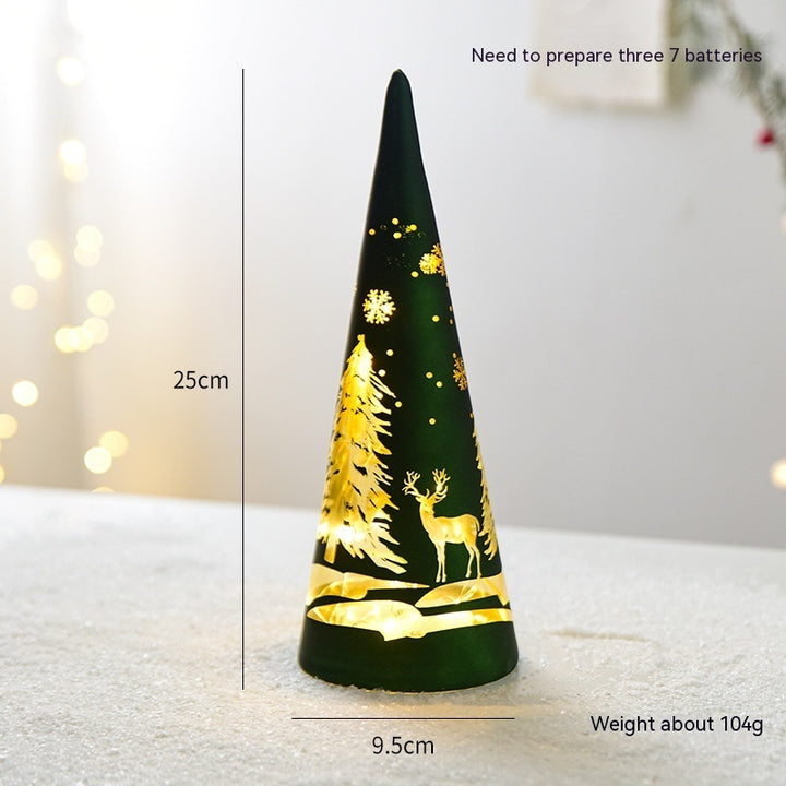 Christmas Luminous Glass Desktop Decoration by 253444