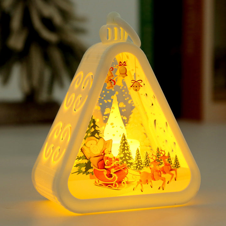 Christmas Decorations Retro Electric Candle Lamp Luminous Ornaments by 253444