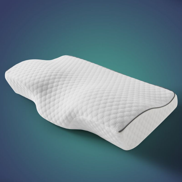 Travesseiro Ortopédico de Pescoço Slow Rebound: Conforto Superior com Espuma de Memória para Noites Restauradoras!