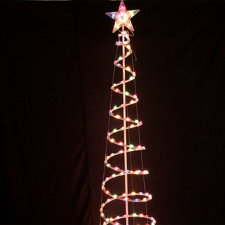 New Style LED Spiral Christmas Tree Light Christmas Spiral Tree Indoor And Outdoor Decoration Lights by 253444