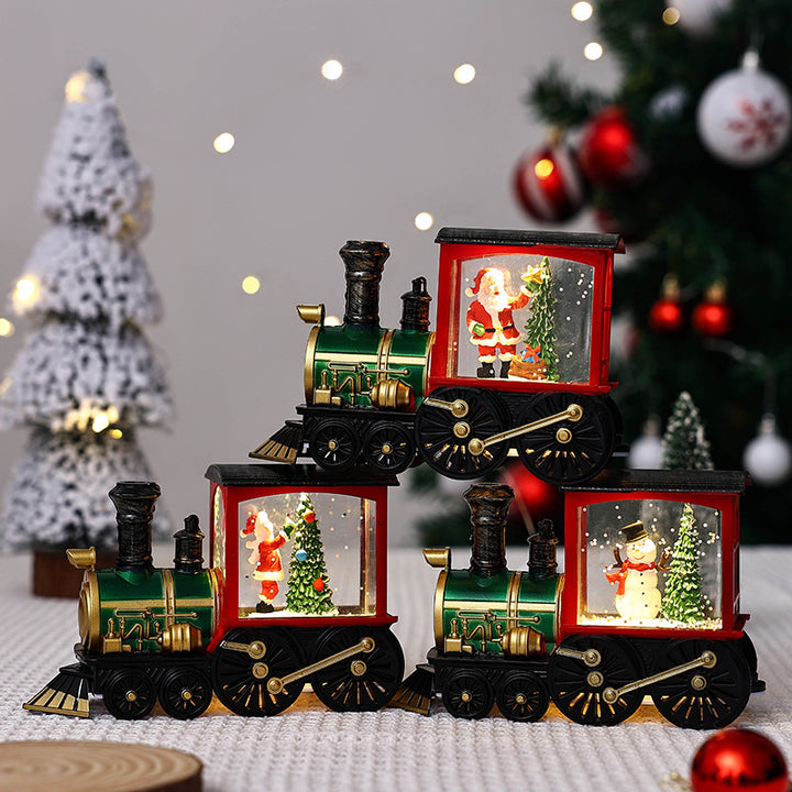 Christmas Gift Train Decoration Small Night Lamp by 253444
