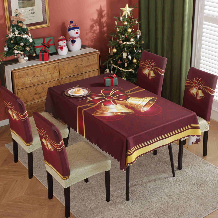 Waterproof And Oil-proof Christmas Tablecloth by 253444