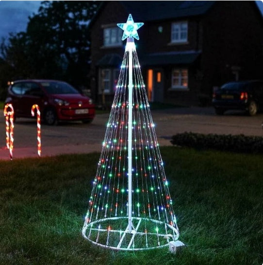 Multi Color LED Animated Outdoor Christmas Tree Lights Christmas Lights Christmas Garden Countryard Decorations by 253444