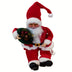 Figura Papai Noel Sentado Decoracao Natal Para Casa Saco by Casa Perfeita