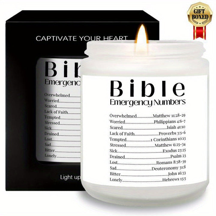 Velas Cristãs Com Versículos Bíblicos Presentes Iluminam