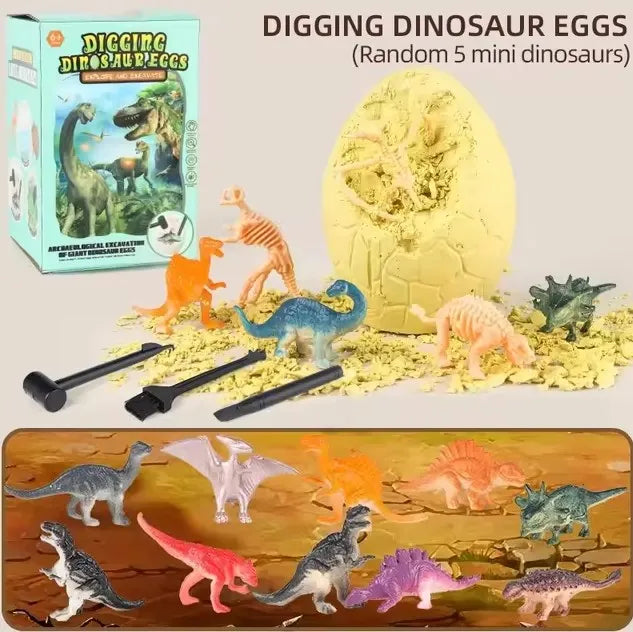 Fósseis De Dinossauro Kit De Escavação Educativo Infantil