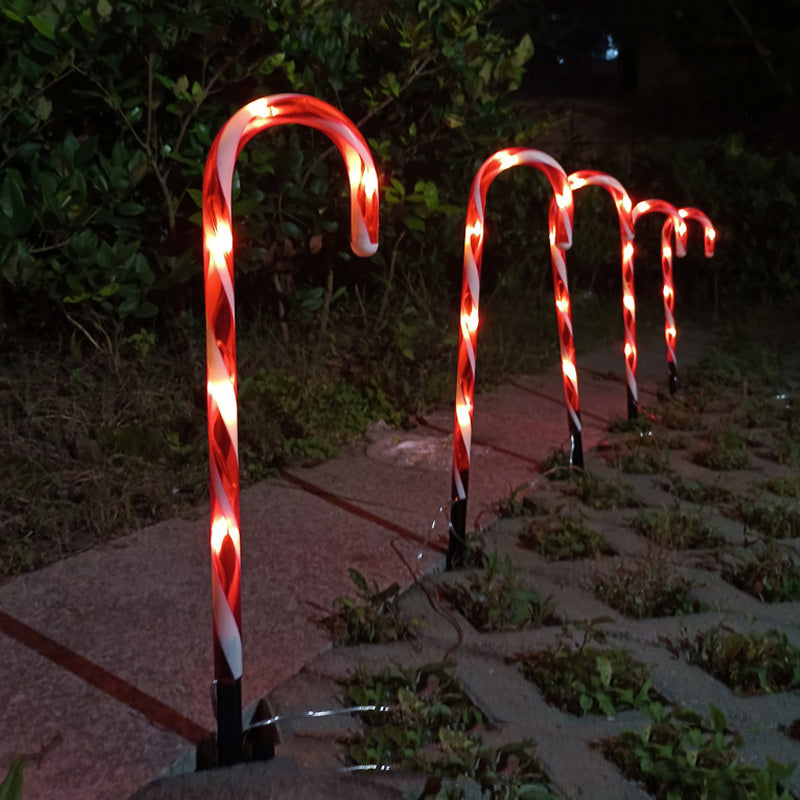 Solar Powered Cane String Lights Christmas Home Decor by 253444