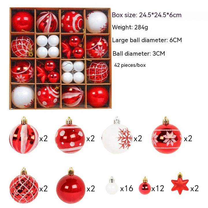 Christmas Tree Decoration Colorful Ball Gift Set by 253444