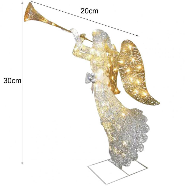 Decorações Em Acrílico Jardim Natal Brilho Translúcido