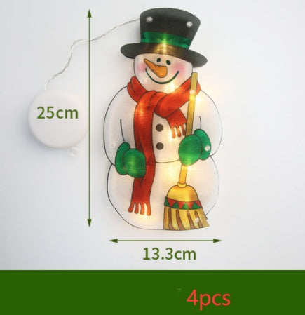 LED Suction Cup Window Hanging Lights Christmas Decoration by 253444
