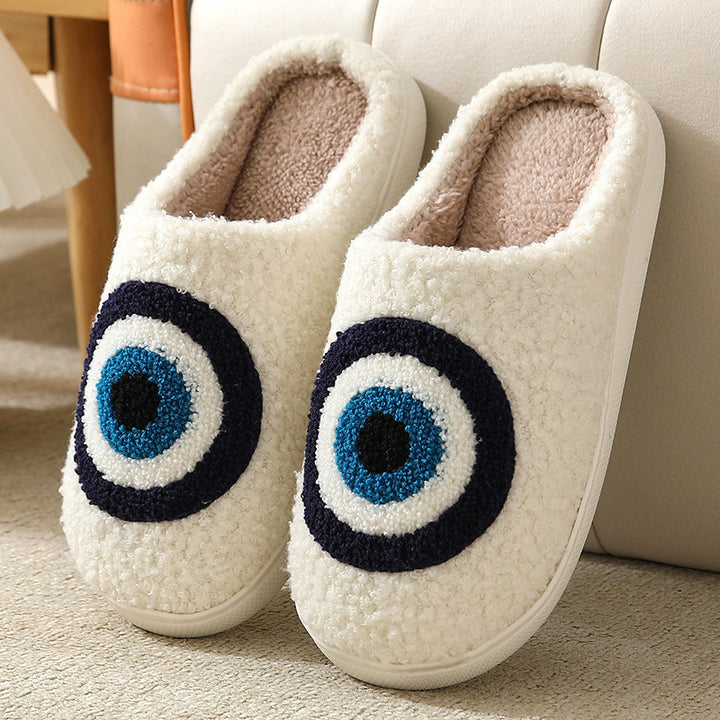 Winter Warm Home Christmas Elk Cotton Slippers by 253444