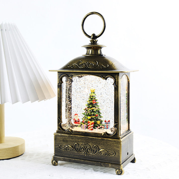 Christmas Decoration Decoration Crystal Lamp Music Box by 253444