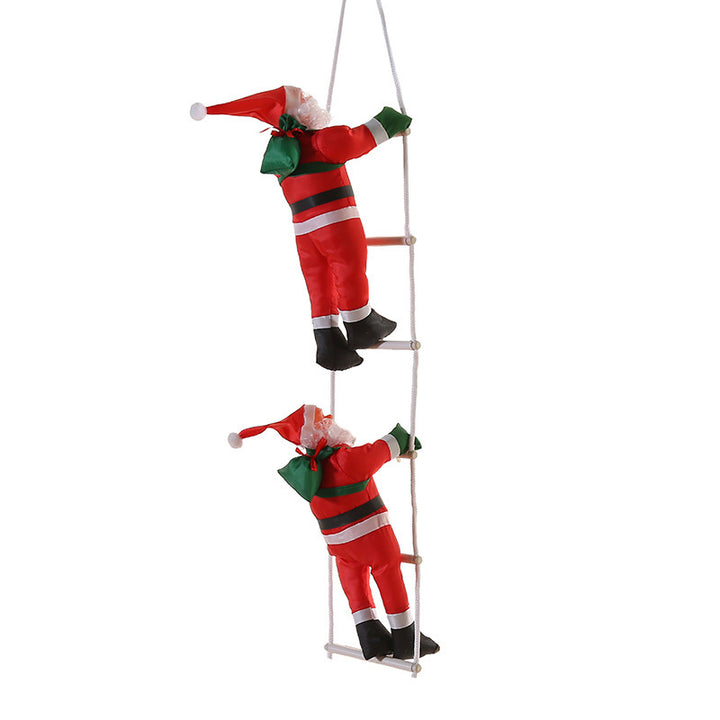 Christmas Ornaments Santa Claus Ladder by 253444