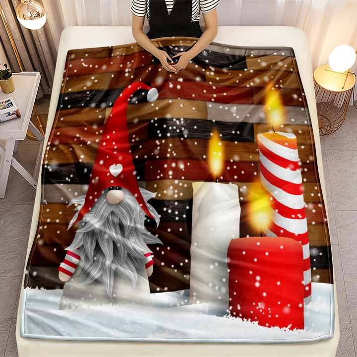 Manta de Natal Reversível Quatro Estações para Sofá Cama