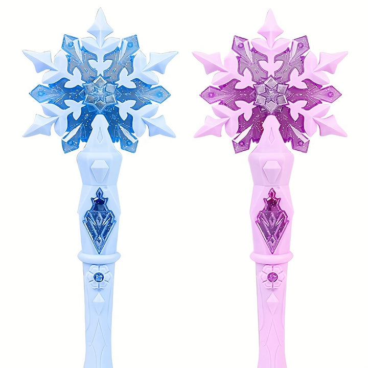 Varinha Mágica Princesa Floco de Neve Transformadores Luz