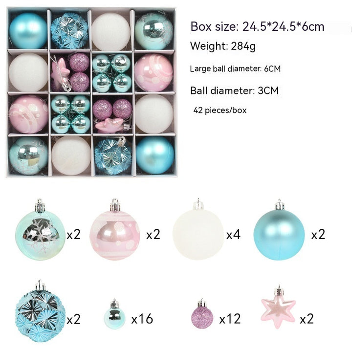 Christmas Tree Decoration Colorful Ball Gift Set by 253444
