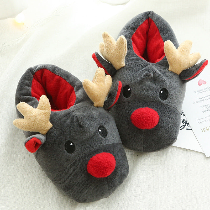 Christmas Shoes Cute Elk Home Slippers by 253444