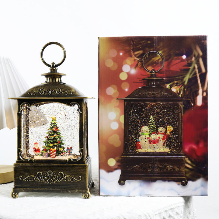 Christmas Decoration Decoration Crystal Lamp Music Box by 253444