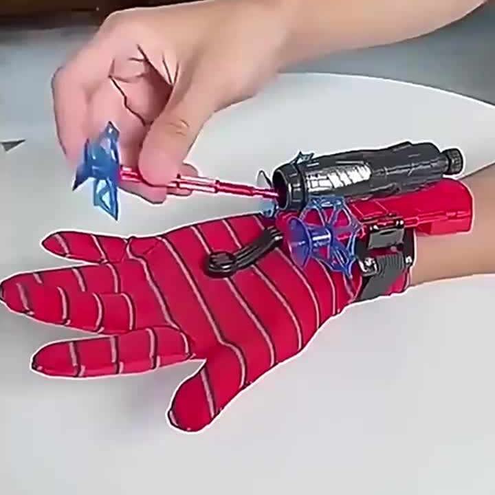 Luvas Lançadoras de Teias Infantil Cosplay Educativo