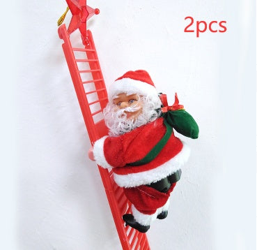 Santa Claus Climbing Ladder Electric Santa Claus Climbing Ladder by 253444