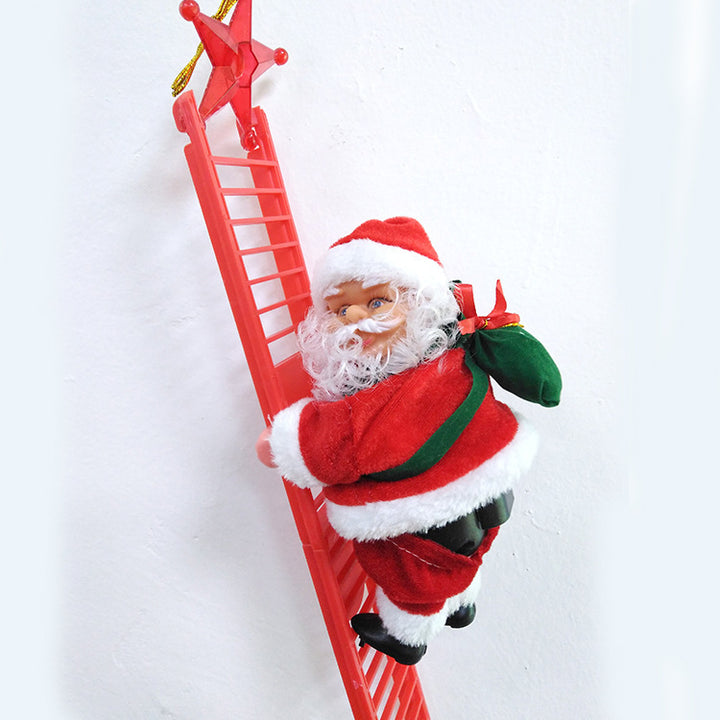 Santa Claus Climbing Ladder Electric Santa Claus Climbing Ladder by 253444