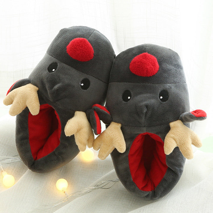 Christmas Shoes Cute Elk Home Slippers by 253444