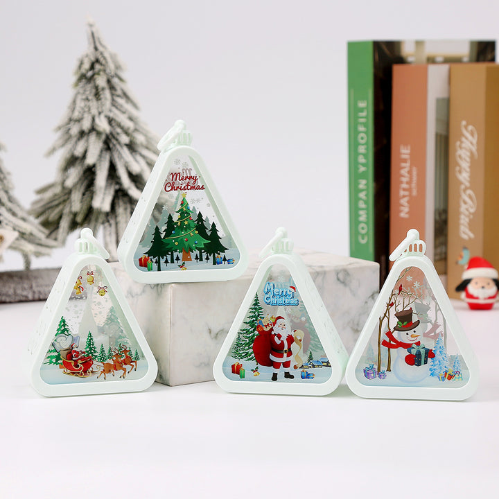 Christmas Decorations Retro Electric Candle Lamp Luminous Ornaments by 253444