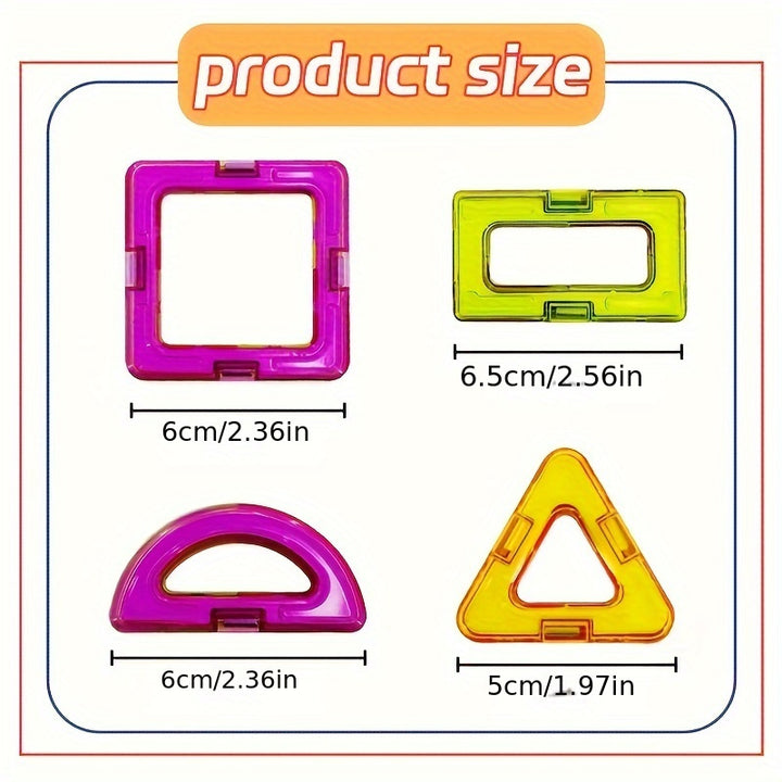 Brinquedos Magnéticos Grandes Blocos Construtivos STEM