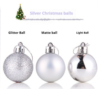 Christmas Ball Christmas Decorations 24 PCs Christmas Ball Set Christmas Tree Pendant by 253444