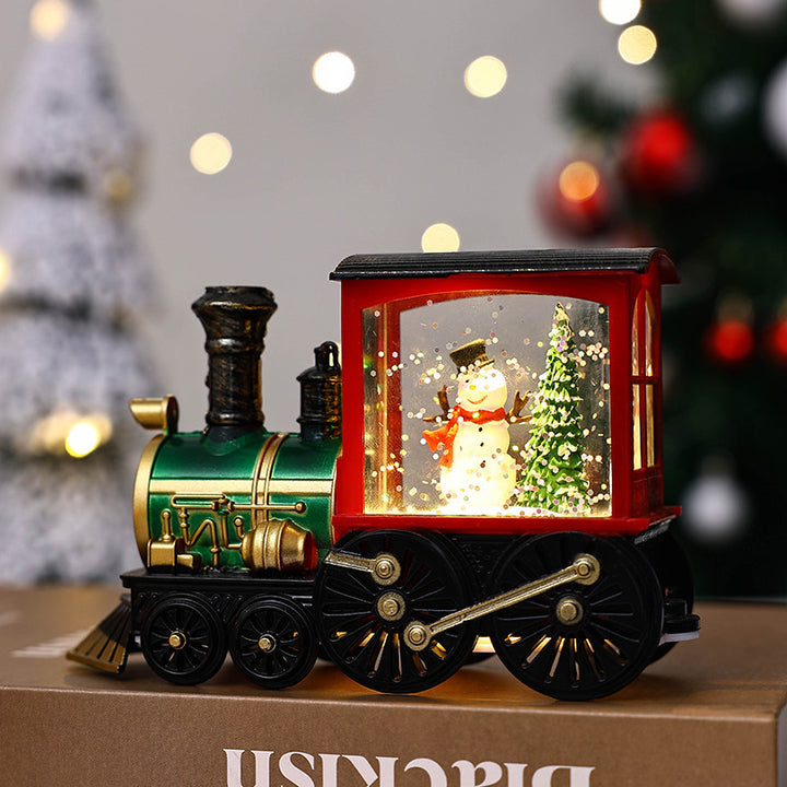 Christmas Gift Train Decoration Small Night Lamp by 253444