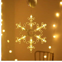Star String Lights LED Christmas Curtain Lights Indoor Bedroom Home Party Decoration Snowman Christmas Tree Holiday Lights by 253444