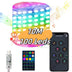 Christmas Light String Remote Control Point Control Line Light String Intelligent Lamp String Ambient Decor Lights by 253444