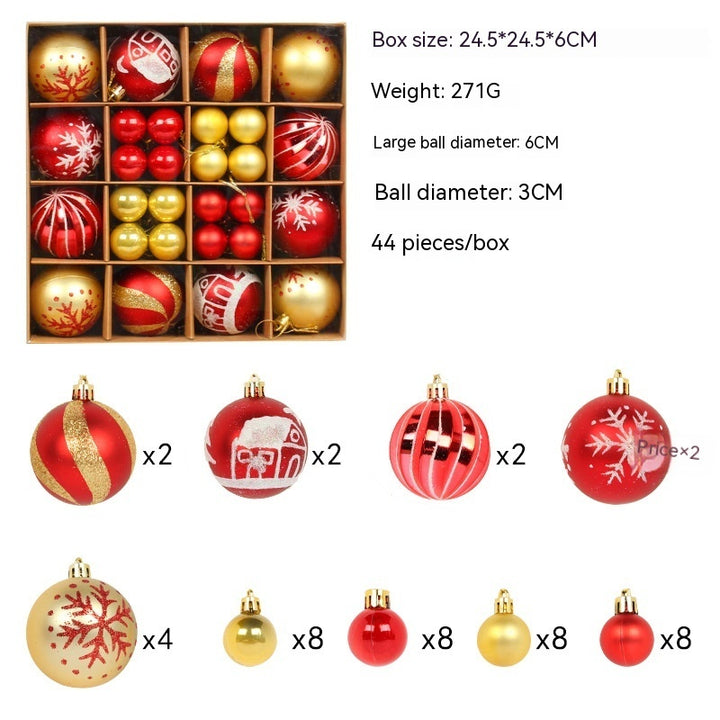 Christmas Tree Decoration Colorful Ball Gift Set by 253444