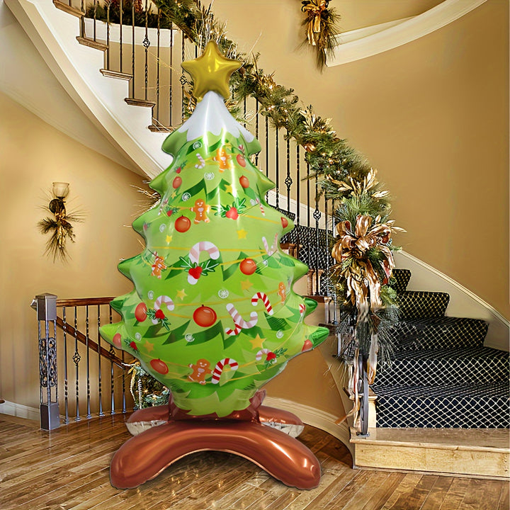 Balão de Alumínio Árvore de Natal Decorativa para Eventos