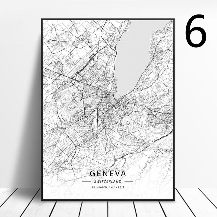 Poster Em Canvas Impressão De Alta Qualidade Para Casa