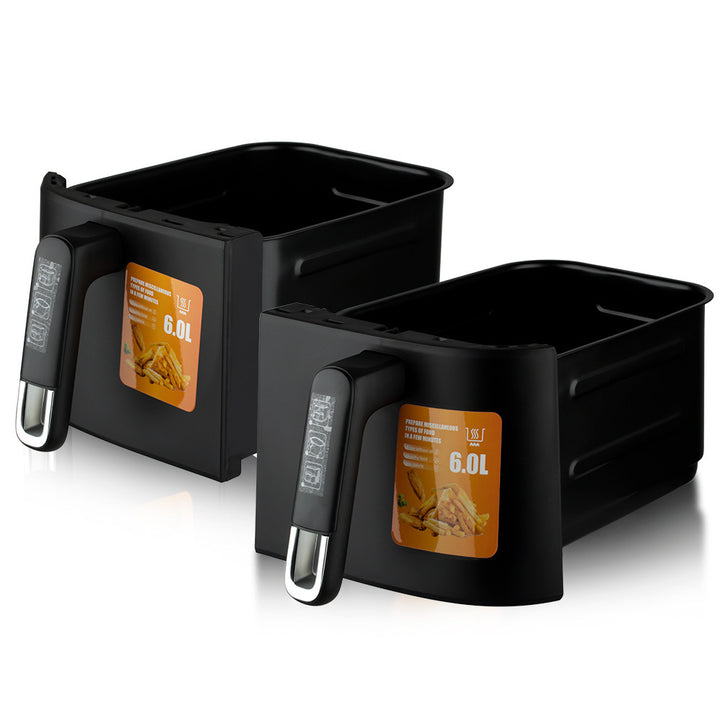 Fritadeira Airfryer com Duplo Revestimento Europeu – Grande Capacidade e Cozimento Saudável