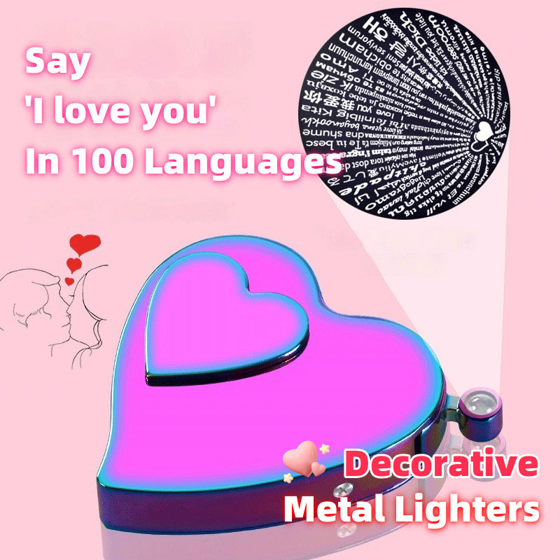 Isqueiro Mini Portátil De Metal Decorativo À Prova De Vento